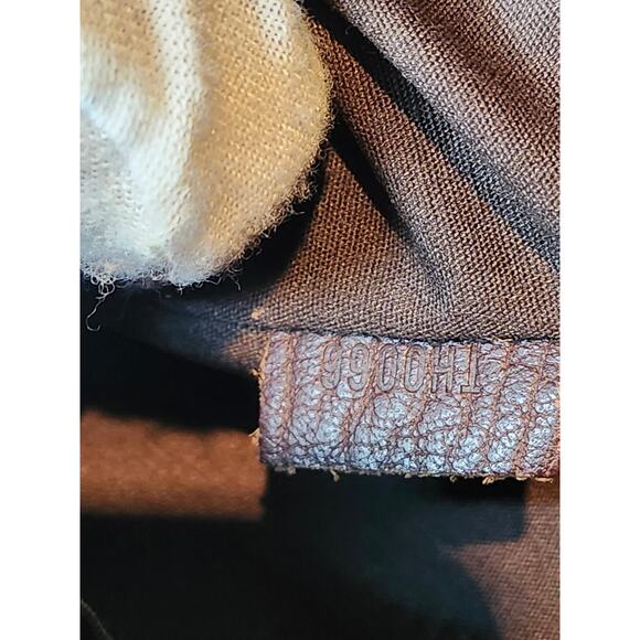 Louis Vuitton Danube Monogram Crossbody Bag Mini Lin Line Brown Vintage LV - Picture 7 of 16